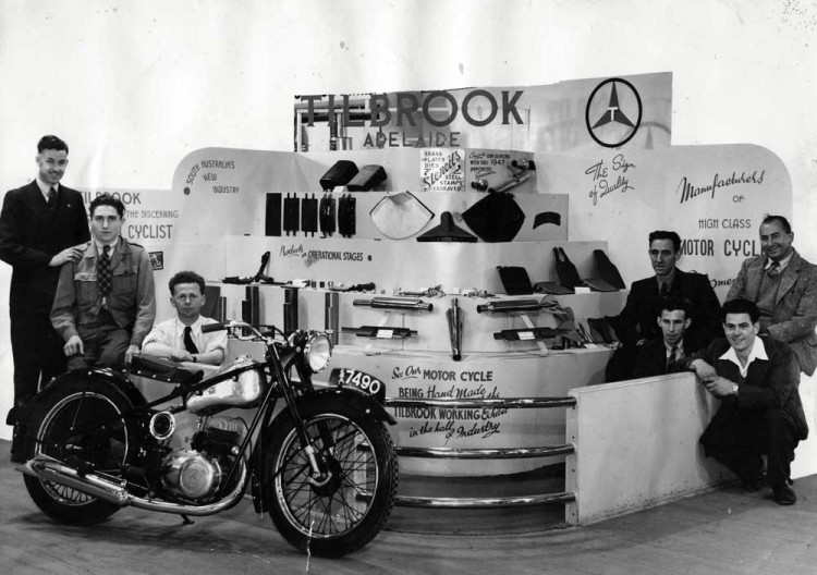 Tilbrook motorcycle factory display